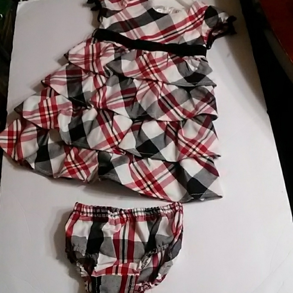 Toddler Girl's Tiered Holiday Dress